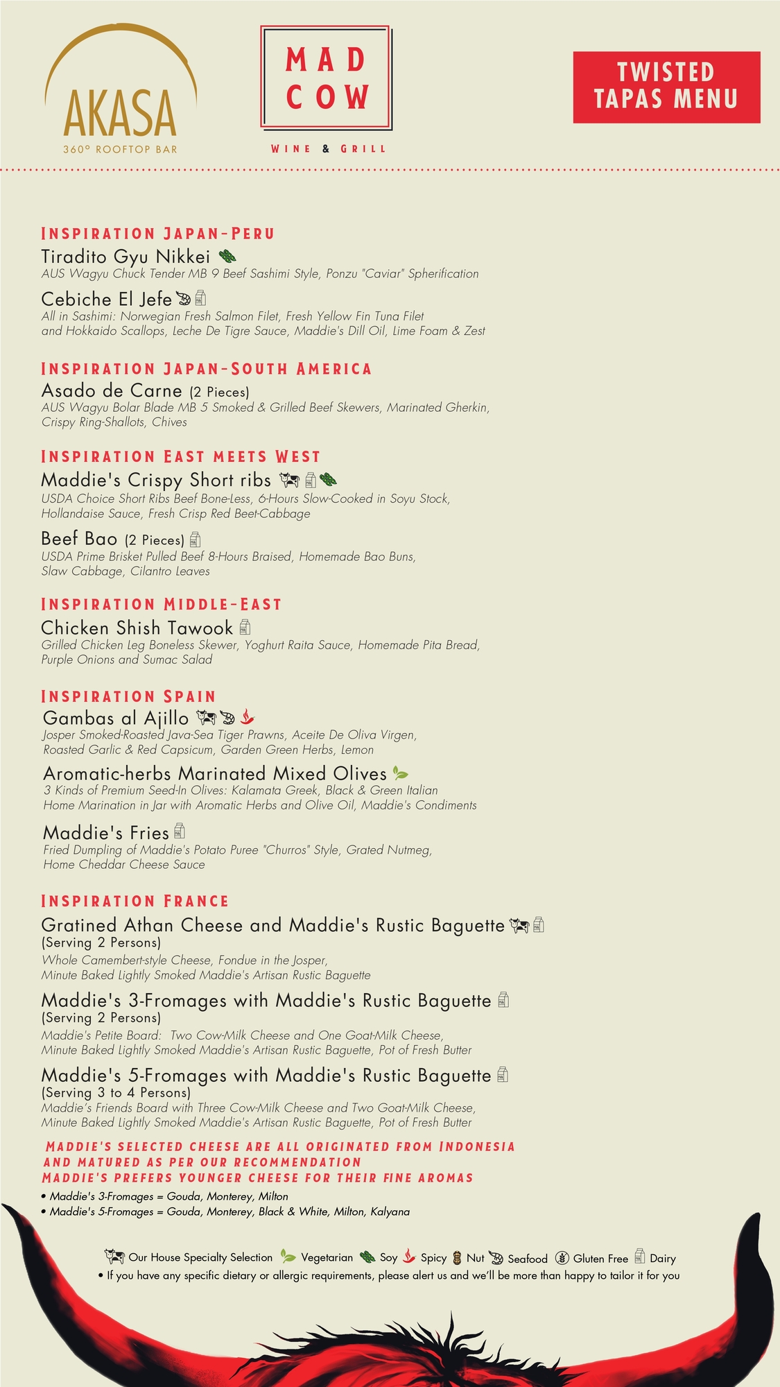 Akasa 360 Rooftop Bar Mad Cow Bandung Mad Cow Bandung